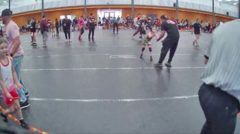 57 lbs Round 1 (4 Team) - Leanna Drook, Team Palmetto Pink vs Aerilyn Pope, NC Girls Wrestling Club