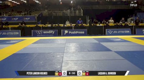 Laquan A. Johnson vs Peter Landon Holmes 2026 Pan Jiu Jitsu IBJJF Championship