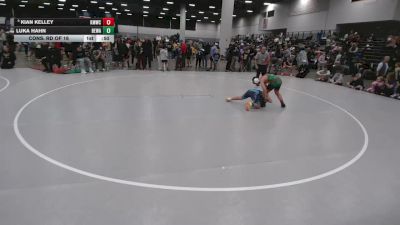 117 lbs Cons. Rd Of 16 - Luka Hahn, Berge Elite Wrestling Academy vs Kian Kelley, Kearney MatCats Wrestling Club