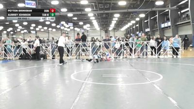 107 lbs Rr Rnd 1 - Peyton Brinkman, CKWA - HSG vs Aubrey Johnson, Nebraska Blue - HSG