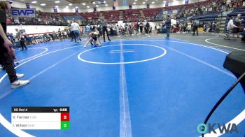 84-88 lbs Rr Rnd 4 - Vanessa Farmer, Lions Wrestling Academy vs Isaiah Wilson, Heat