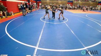 132 lbs Quarterfinal - Gunner Goodwin, Skiatook Youth Wrestling 2022-23 vs Calvin Van Valkenburg, Tulsa Blue T Panthers