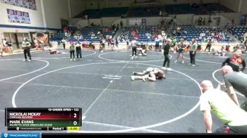 122 lbs 1st Place Match - Nickolai McKay, Carolina Reapers vs Mark Evans, Palmetto State Wrestling Acade