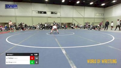 100 lbs Rr Rnd 1 - Jaxon Felker, Northern Colorado 14U vs Arcadius Cruz, Aggression Legionaries 14u