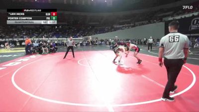 4A Boys 144 lbs Quarterfinal - Levi Hicks, Klamath Union Boys vs Porter Compton, Philomath Boys