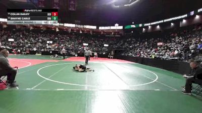 108 lbs Champ. Round 1 - Collin Dailey, BKV1 vs Shayne Cable, Unattached
