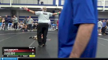 80 lbs Round 7 (8 Team) - Alex Marchetti, Mat Assassins vs Mason Sigle, PA Alliance Red