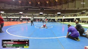 National 6-8 95 3rd Place Match - Colt Brewer, Va Team Predators vs Luke Strumke, Williamsburg Wrestling Club