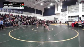 135 lbs Champ. Round 1 - Briana Conley, Tahquitz vs Maya Ramirez, John Glenn
