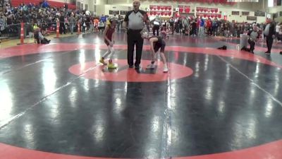 63 lbs Champ. Round 1 - Tanner Lansing, Prescott vs Charlie Novak, New Prague