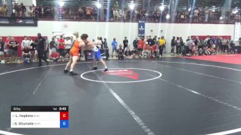 92 kg Quarterfinal - Levi Hopkins, Buies Creek Wrestling Club vs Seth Shumate, Ohio Regional Training Center