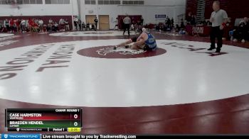 165 lbs Champ. Round 1 - Braeden Hendel, Luther vs Case Harmston, Wartburg