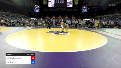 120 lbs Cons 8 #2 - Jeremiah Wachsmuth, OR vs Saxton Scott, ID