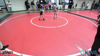 49 lbs Semifinal - Michael Cawthorne, Tiger Trained Wrestling vs Oliver Tipton, Wyandotte Youth Wrestling