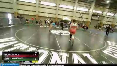 115 lbs Quarterfinal - Isabella Coronado, Nevada vs Brooklyn Pace, Utah
