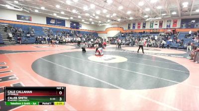 174 lbs Cons. Round 4 - Cale Callahan, Otterbein vs Caleb Smith, Elmhurst University