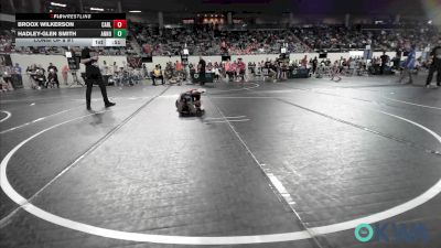 58 lbs Consi Of 8 #1 - Broox Wilkerson, Carl Albert vs Hadley-Glen Smith, Anno Youth Wrestling