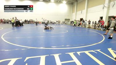 85 lbs Rr Rnd 3 - Henry Pharis, Ohio Gold - EL vs Charleigh Richardson, Roundtree Wrestling Academy - EL