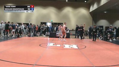190 lbs Champ. Rd Of 16 - Bode Terry, Bad Karma vs Nikolaos Drakopoulos, Prime Wrestling Club