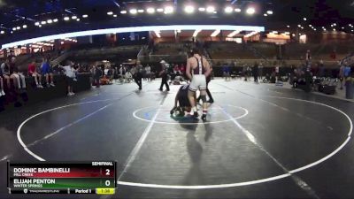 175 lbs Semifinal - Dominic Bambinelli, Mill Creek vs Elijah Penton, Winter Springs