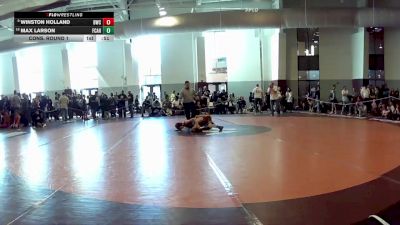 86 lbs Cons. Round 1 - Max Larson, Wild Buffalo Wrestling Club vs Winston Holland, Bulldog Wrestling Club
