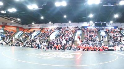 132 lbs Semifinals (8 Team) - Brock Worden, Clinton vs Owen Fogel, St Louis