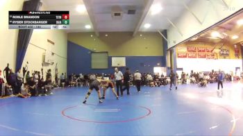 144 lbs Cons. Round 3 - Ryder Stockbarger, San Jacinto vs Roble Brandon, Tustin
