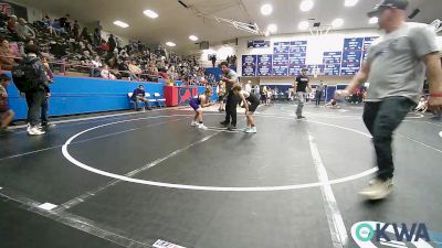 70 lbs Rr Rnd 4 - Mason Nolan, Blue Devil Wrestling vs Karleigh Sneed, Chickasha Youth Wrestling