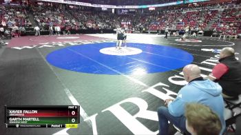 D1-285 lbs Champ. Round 1 - Xavier Fallon, Arrowhead vs Garth Martell, Oshkosh West