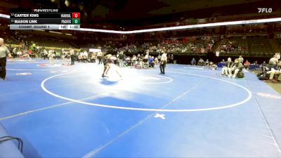 106 Class 3 lbs Champ. Round 1 - Mason Link, Pacific vs Carter King, Hannibal