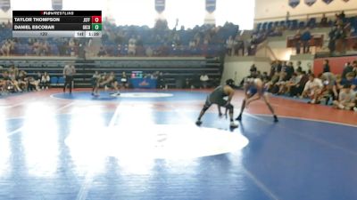 120 lbs Round 4: Semis & 3rd Wb - TAYLOR THOMPSON, Jefferson vs Daniel Escobar, Gilmer County