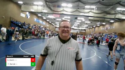 180+ Round 3 - Tevia Nau Rarick, Westlake vs Ameris Koch, Bear River Junior High