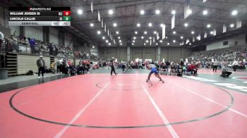126F Semifinal - Lincoln Callis, Sand Springs vs William Jensen Iii, Glenpool