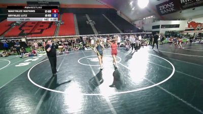 135 lbs Makynlee Watkins, Utah HS Girls vs Brynlee Lutz, Alaska HS Girls
