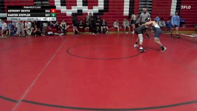 126 lbs Round 1 (4 Team) - Karter Stiffler, Enterprise HS vs Anthony DeVito, Sparkman