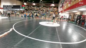 80A Cons. Round 3 - Grey Francis, Lander Middle School vs Cohen Williams, Cody Middle School