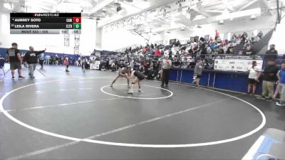 105 lbs Cons. Round 4 - Aubrey Soto, Camarillo vs Leila Rivera, El Toro