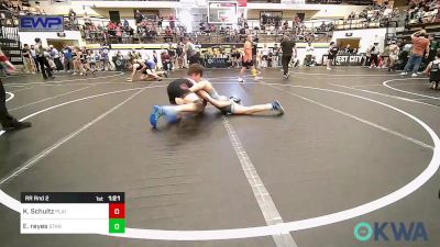 112 lbs Rr Rnd 2 - Kye Schultz, Plainview Youth Wrestling Club vs Easton Reyes, Standfast OKC