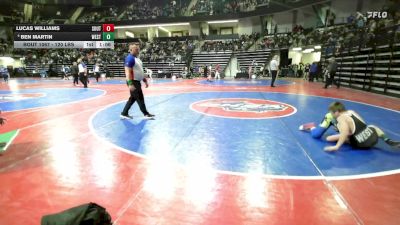 120 lbs Round Of 16 - Lucas Williams, South Forsyth WAR Wrestling Club vs Ben Martin, West Forsyth Wrestling Club