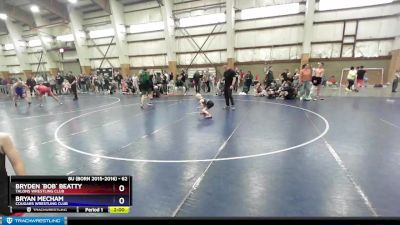 62 lbs Cons. Round 1 - Bryden `Bob` Beatty, Talons Wrestling Club vs Bryan Mecham, Cougars Wrestling Club