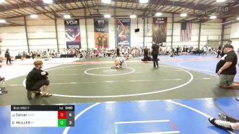 85 lbs Round Of 16 - Jeremy Carver, Team Shutt Bowman vs Cael MULLER, Steller Trained Fett