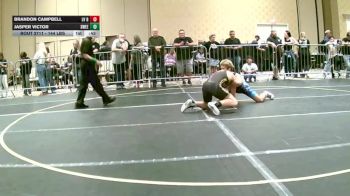 144 lbs Consi Of 32 #1 - Brandon Campbell, Lv Bears vs Jasper Victor, Sweet Home
