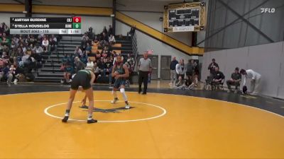 115 lbs Semifinal - Stella Houselog, Dubuque Hempstead vs Amiyah Burdine, Cedar Rapids Jefferson