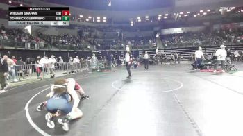 152 lbs Quarterfinal - William Graham, Centurion vs Dominick Guerriero, Wayne