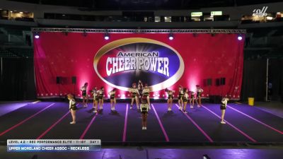 Upper Moreland Cheer Assoc - RECKLESS [2026 L4.2 - Rec Performance ...