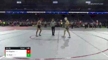D4-145 lbs Semifinal - Dillon Raab, Bark River-Harris vs Martine Wiggins, St Louis