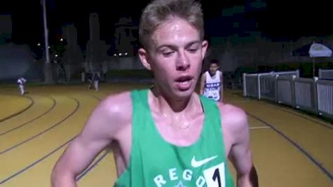 Galen Rupp, 1st place, men's 5k at the Brutus Hamilton Invitational