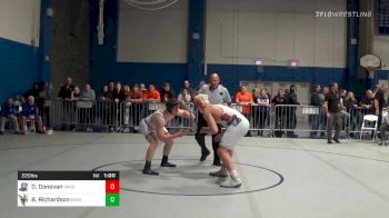 220 lbs Consolation - Dj Donovan, Danbury vs Bubba Richardson, Essex