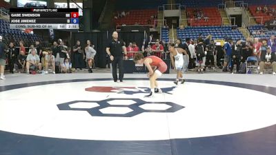 113 lbs Cons. Sub-rd Of 64 - Gabe Swenson, Minnesota vs Jose Jimenez, Idaho