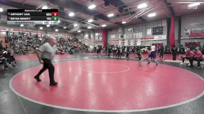 132 lbs Quarterfinal - Bryan Minsky, Yucca Valley vs Anthony Leal, San Marcos